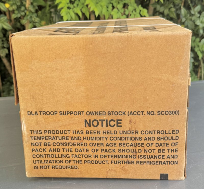 画像4: 米軍実物 2024年10月検【アメリカル】MREレーション/戦闘食 MENU-B (4)