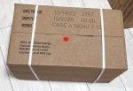 画像1: 米軍実物 2025年10月検【アメリカル】MREレーション非常食/戦闘食 MENU-A (1)