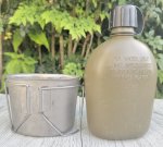 画像1: 米軍実物 キャンティーン カップ セット (1)