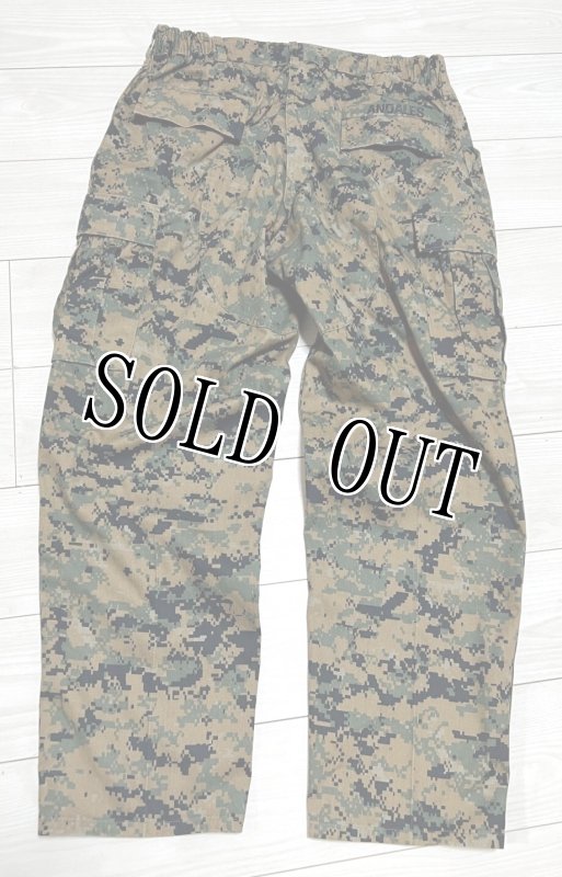 画像2: 海兵隊実物 USMC　ウッドランドマーパットパンツ　LARGE-SHORT (2)