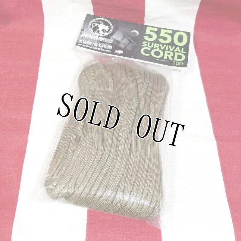 画像1: 米軍放出品 BRICADE QM 550 SURVIVAL CORD  100フィート (1)