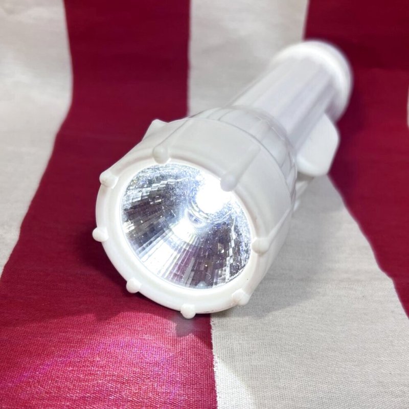 画像3: 米軍実物 Bright Star ホワイト プラスチック LED フラッシュ ライト (3)