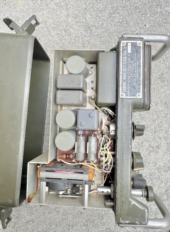 画像27: 米軍実物 ナム戦 GRA-39 C-2328B C-2329B コントロール ラジオ セット (27)