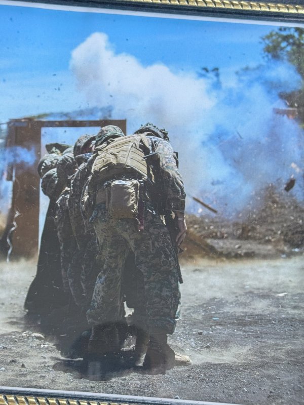 画像2: 米軍実物 US MARINE ピクチャー／フレーム (2)