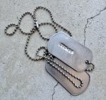 画像1: 米軍実物 US MARINE ドッグタグ (1)