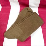 画像1: 海兵隊実物　ブーツ ソックス　コヨーテ　XL (1)