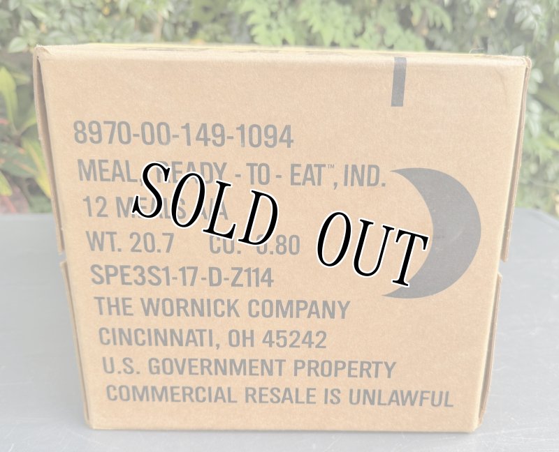 画像4: 米軍実物 ワーニック社 MREレーション/戦闘食 MENU-A 12個セット 2023年3月検品 (4)