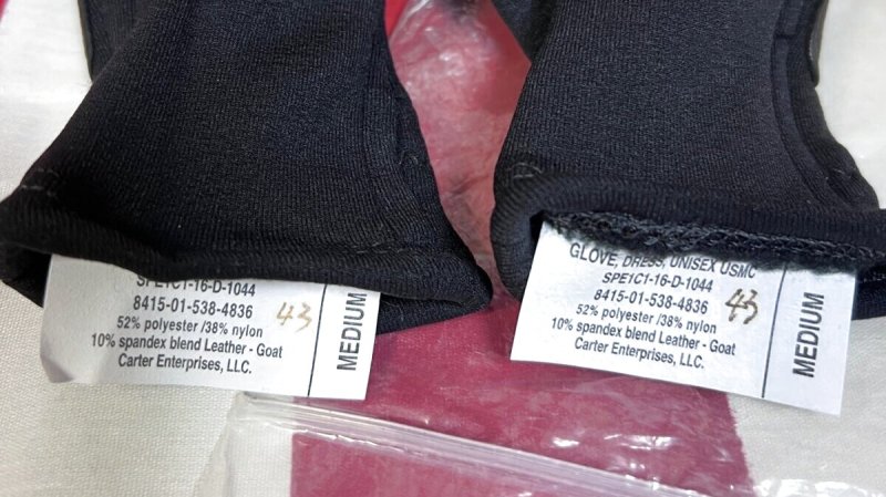 画像3: 米軍実物　USMC　ドレスグローブ　MEDIUM (3)