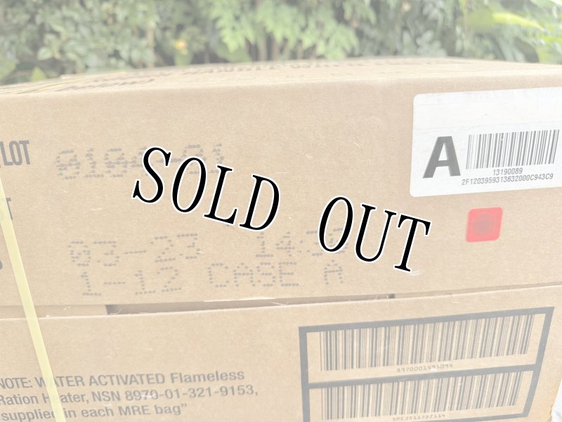 画像6: 米軍実物 ワーニック社 MREレーション/戦闘食 MENU-A 12個セット 2023年3月検品 (6)