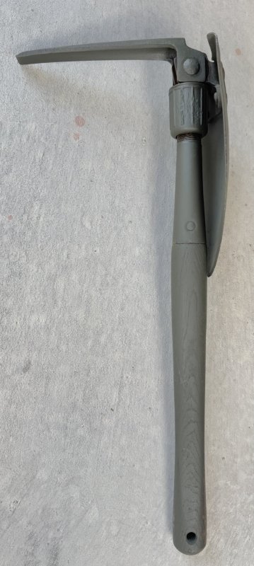 画像7: 米軍実物 ベトナム AMES 1965 FOLDING ショベル ピック (7)