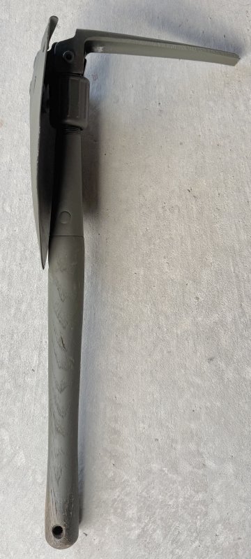 画像8: 米軍実物 ベトナム AMES 1965 FOLDING ショベル ピック (8)