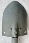 画像13: 米軍実物 ベトナム AMES 1965 FOLDING ショベル ピック (13)