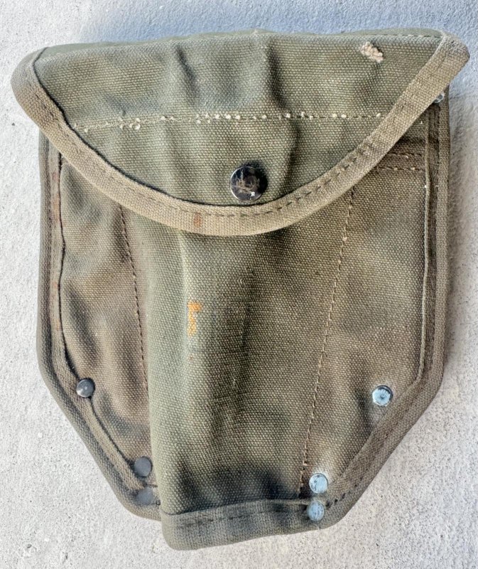 画像20: 米軍実物 ベトナム AMES 1965 FOLDING ショベル ピック (20)