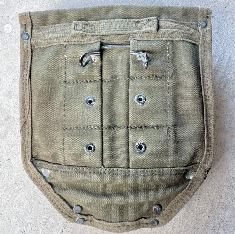 画像22: 米軍実物 ベトナム AMES 1965 FOLDING ショベル ピック (22)