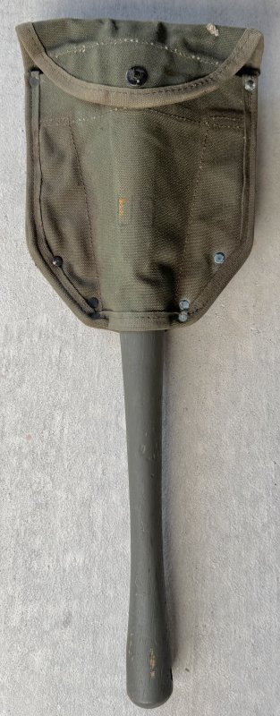 画像18: 米軍実物 ベトナム AMES 1965 FOLDING ショベル ピック (18)