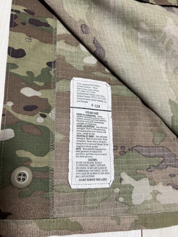 画像12: 米軍実物　IHWCU（Improved Hot Weather Combat Uniform）ジャケット・パンツセット　X LARGE-REGULAR (12)