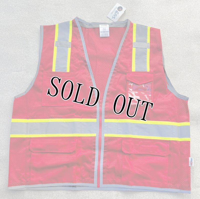 画像1: 米軍放出品 GSS Enhanced Visibility Tablet Vest 高強度反射 リフレクション ベスト   (1)