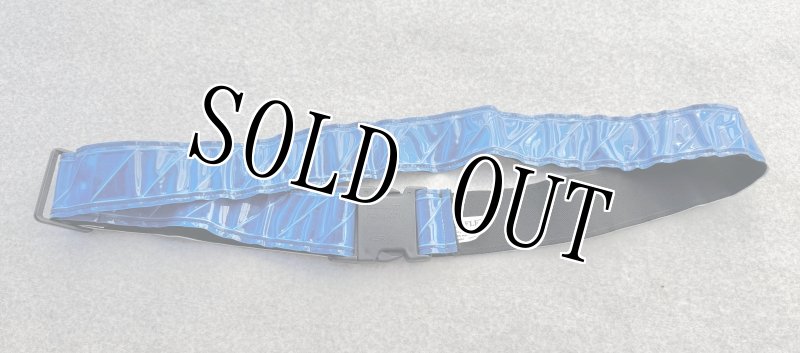 画像3: 米軍実物 反射 リフレクションべルト　ブルー　 (3)