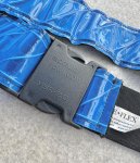 画像5: 米軍実物 反射 リフレクションべルト　ブルー　 (5)