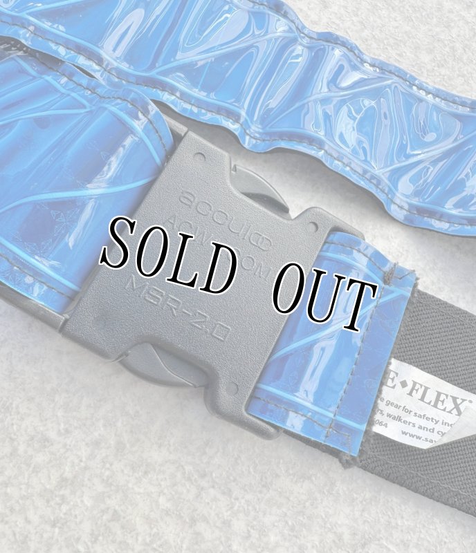 画像5: 米軍実物 反射 リフレクションべルト　ブルー　 (5)