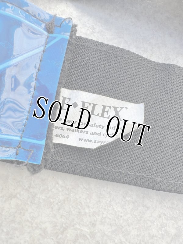 画像6: 米軍実物 反射 リフレクションべルト　ブルー　 (6)