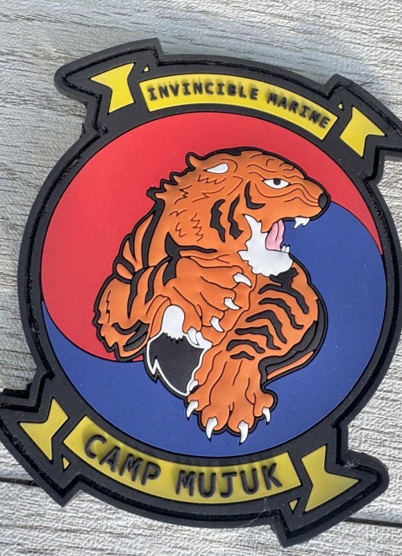 画像2: 米軍 海兵隊 実物 US MARINE キャンプ•ムジュク・韓国 ワッペン (2)