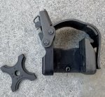 画像1: 米軍実物 M203 グレネードランチャー   レバー QDマウント ブラケット　旧型 (1)