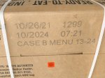 画像6: 米軍実物 2024年10月検【アメリカル】MREレーション/戦闘食 MENU-B (6)