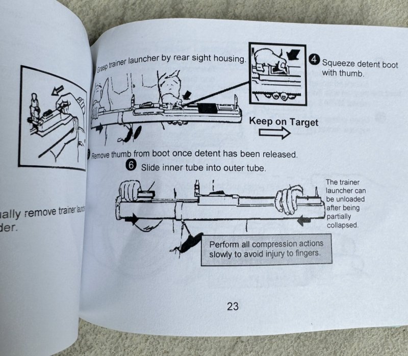 画像6: 米軍実物 M72AS 21mmトレーナーシステム マニュアル (6)