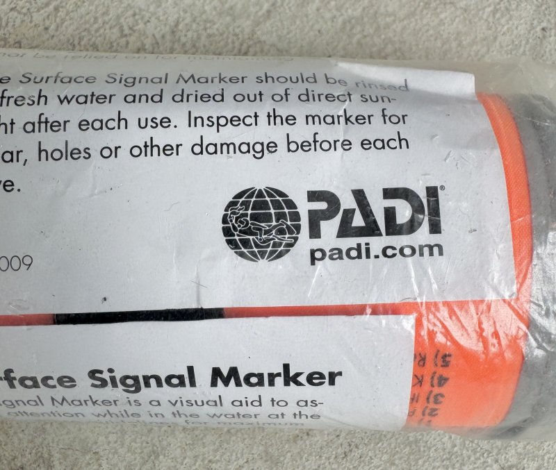 画像3: 米軍放出品 PADI ダイバー サーフェス シグナル マーカーブイ（SMB） (3)