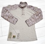 画像1: 米軍実物　FROG　デザートマーパットコンバットシャツ　M-R (1)