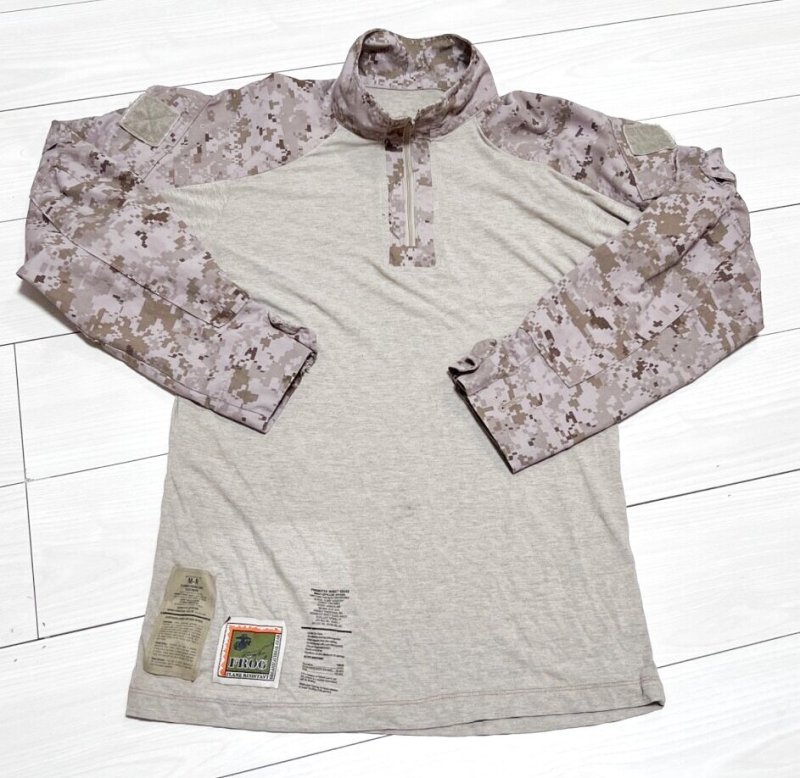 画像1: 米軍実物　FROG　デザートマーパットコンバットシャツ　M-R (1)
