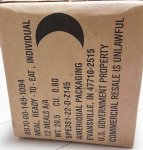 画像3: 米軍実物 2025年10月検【アメリカル】MREレーション非常食/戦闘食 MENU-B (3)