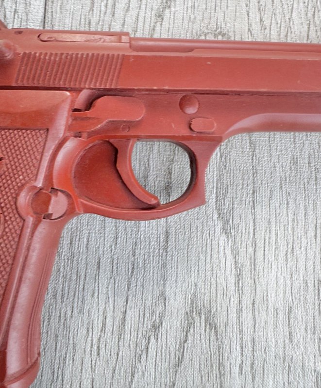 画像4: 米軍実物 ASP 7301 レッド トレーニング ガン BER　92 (4)