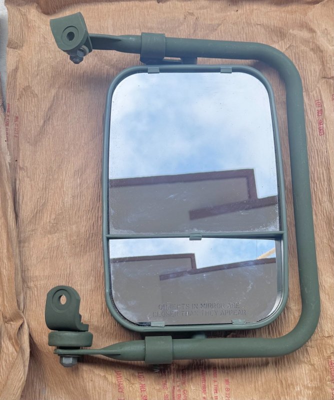 画像2: 米軍実物 ハンヴィー ハマー サイド ミラー　セット (2)