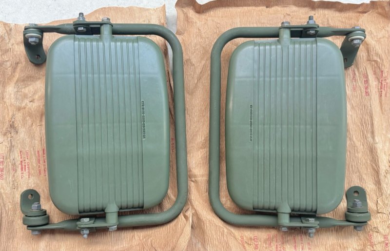 画像4: 米軍実物 ハンヴィー ハマー サイド ミラー　セット (4)