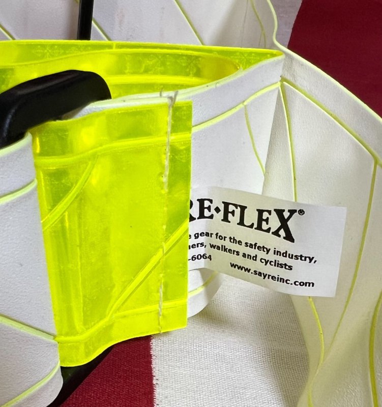 画像3: 米軍実物 反射 リフレクション べルト イエロー (3)