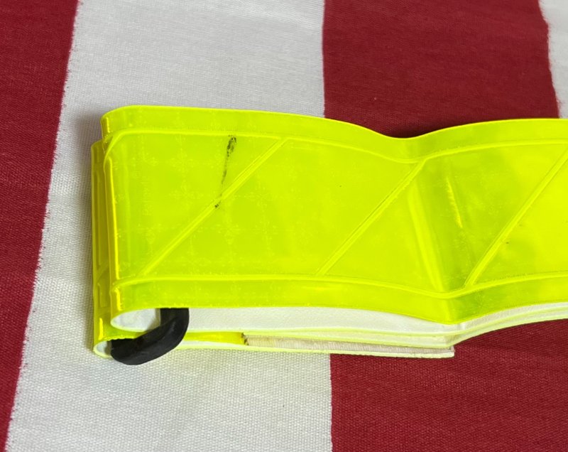 画像2: 米軍実物 反射 リフレクション べルト イエロー (2)