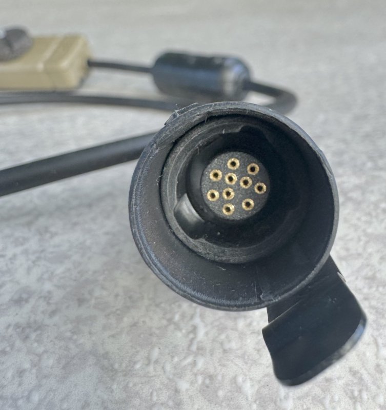 画像5: 米軍実物 SILYNX ヘッドセットシステム ケーブル/アダプター 通信機 コネクター S152A (5)