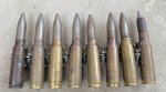 画像2: 米軍実物  M61A1 VULCAN  20mm 薬莢 使用済み 安全品 8発 (2)