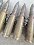 画像6: 米軍実物  M61A1 VULCAN  20mm 薬莢 使用済み 安全品 8発 (6)