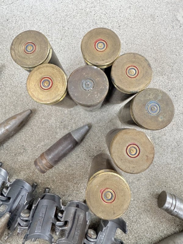 画像4: 米軍実物  M61A1 VULCAN  20mm 薬莢 使用済み 安全品 8発 (4)