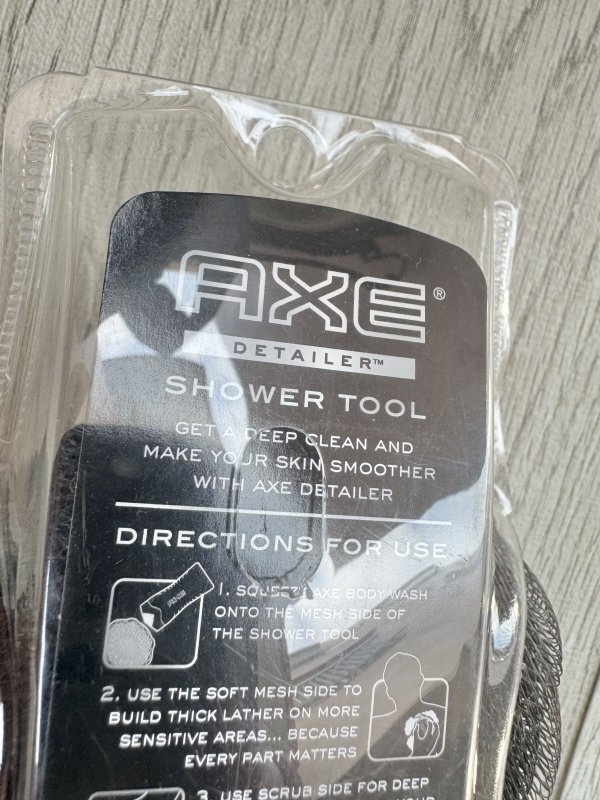 画像3: 米軍放出品  AXE 2-Sided Shower Tool シャワータオル (3)