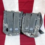 画像2: 米軍実物　ACU MOLLEII　HAND GRENADE POUCH　グレネードポーチ　2個セット (2)