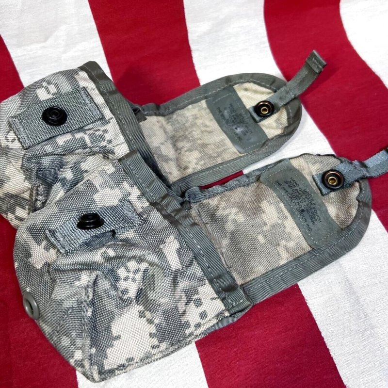 画像3: 米軍実物　ACU MOLLEII　HAND GRENADE POUCH　グレネードポーチ　2個セット (3)