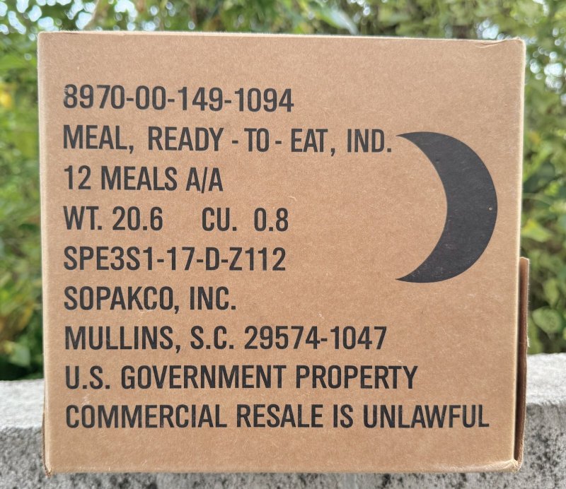 画像2: 米軍実物 2024年8月検【SOPAKCO】MREレーション/戦闘食 MENU-B (2)