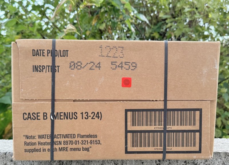 画像5: 米軍実物 2024年8月検【SOPAKCO】MREレーション/戦闘食 MENU-B (5)