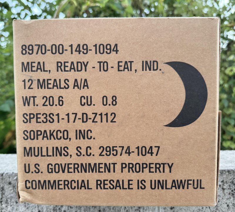 画像2: 米軍実物 2024年8月検【SOPAKCO】MREレーション/戦闘食 MENU-A (2)