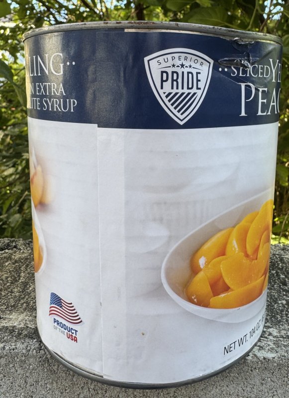 画像2: 米軍実物 OhSix Logistics  Superior Pride（Sliced Yellow Peaches）   グループ レーション (2)