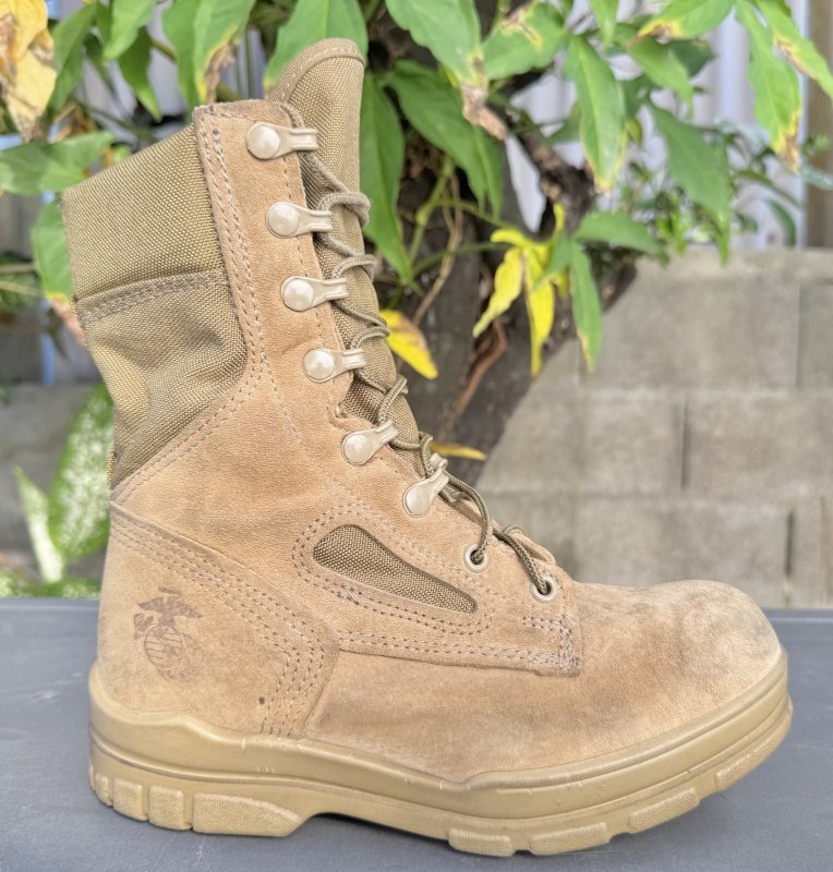 画像2: 米海兵隊実物 BATES デザートマーパットブーツ E57501  (2)
